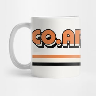 County Armagh / Retro Style Irish County Design Mug